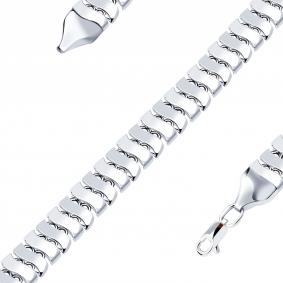 Серебряный браслет ЮЗ Корона КС-FBLK 135 КС-FBLK 135 фото